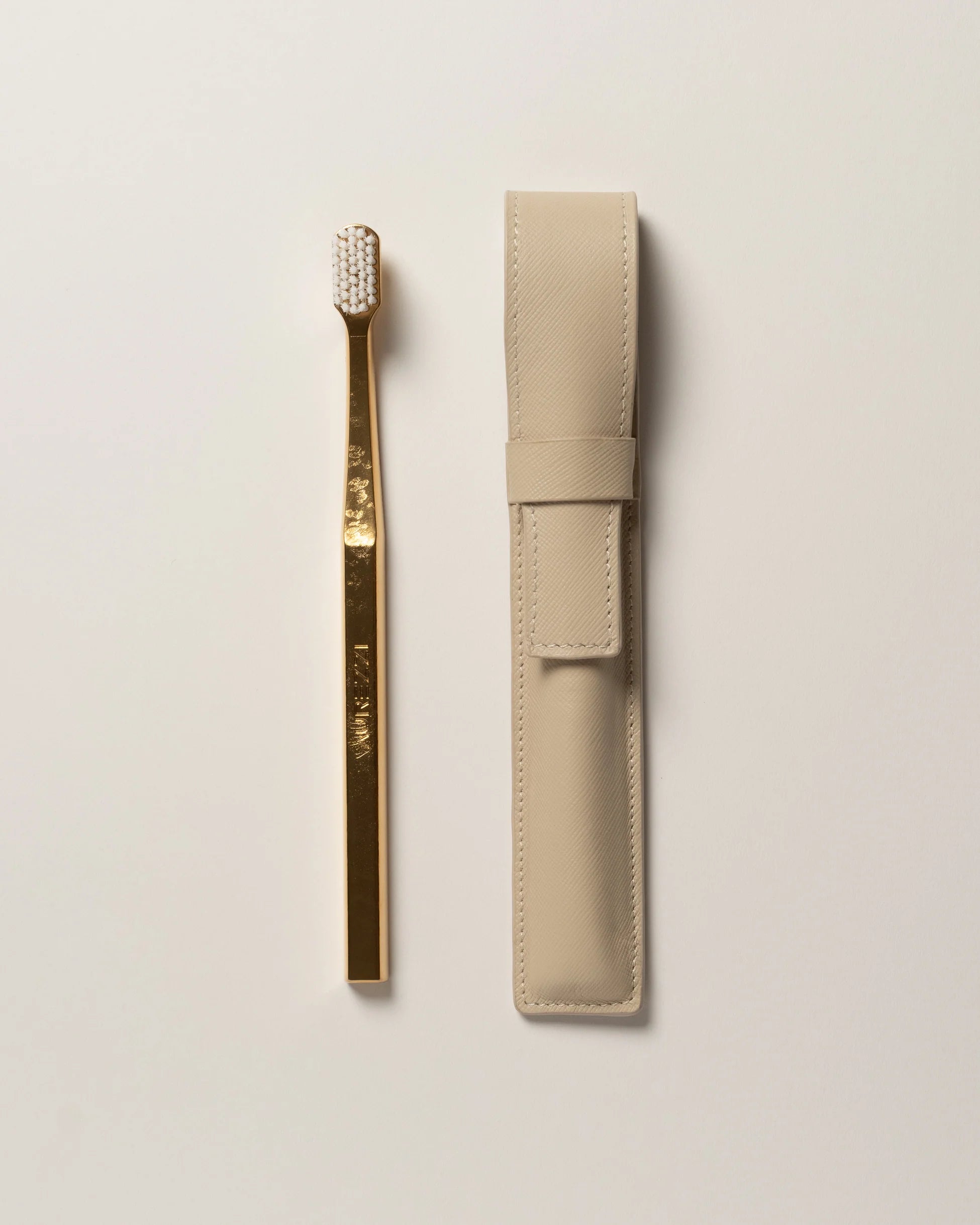 Saffiano Leather Case & Toothbrush