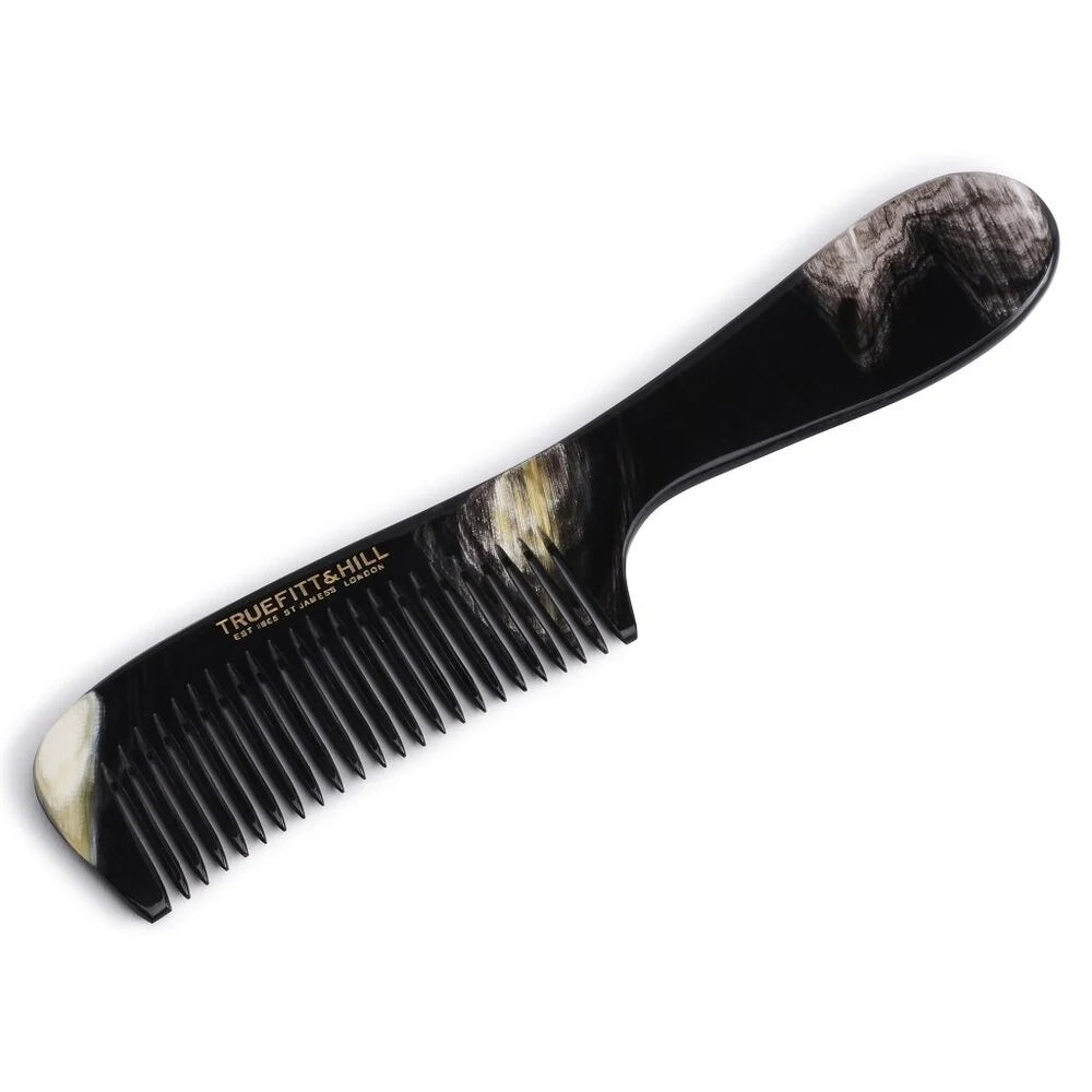 Ox Horn Comb with Handle