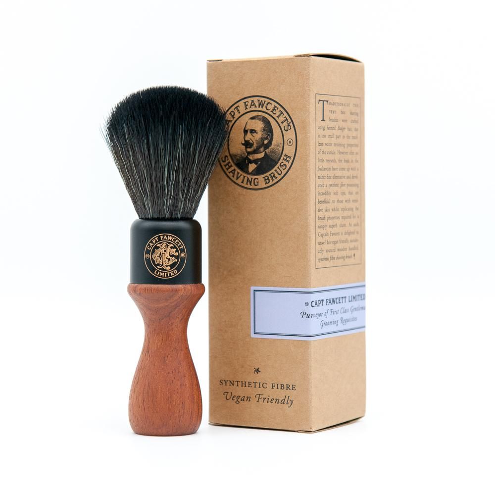 Syntethic Fibre Shaving Brush Wooden Handle